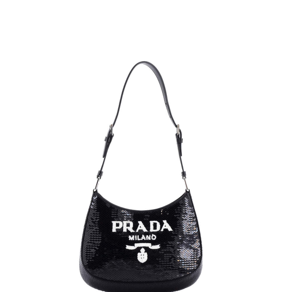 Prada Small Cleo Shoulder Bag Sequins
